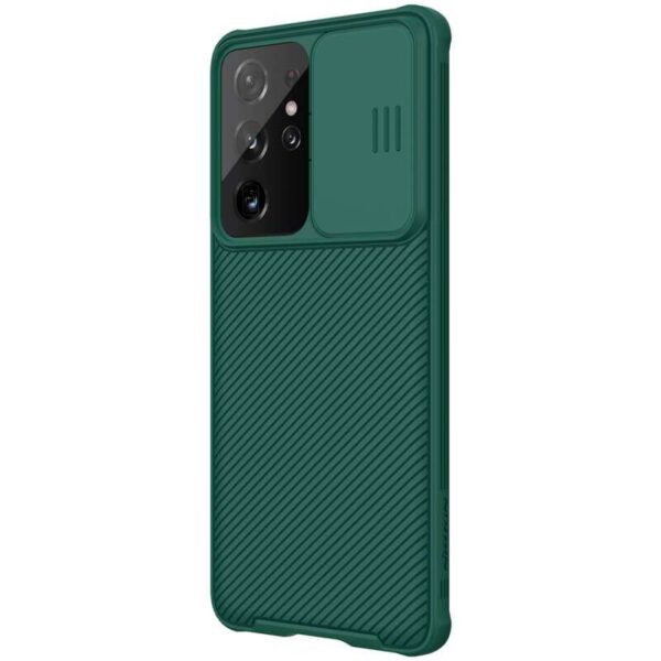 SAMSUNG S21Ultra- Nillkin CamShield Pro Case -Deep Green - Image 3