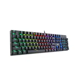 Alternative view of REDRAGON RUDRA Blue SW Rainbow Mechanical Gaming Keyboard K565R-1