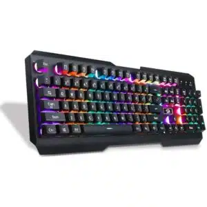 Alternative view of REDRAGON CENTAUR2 Rainbow Wired Gaming Keyboard K506-1 (Black)