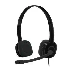Logitech® H151 3.5mm Wired Stereo Headset 981-000589 (Black)
