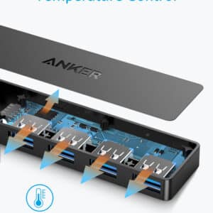 Anker 4 Port Ultra Slim USB3.0 Data HUB A7516016 Black 4