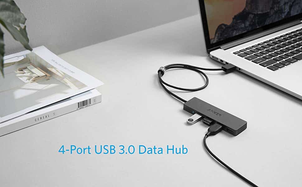 Anker 4 Port Ultra Slim USB3.0 Data HUB A7516016 Black 7