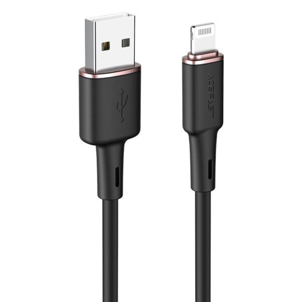 ACEFAST C2-02 USB-A to Lightning 1.2m Charging Cable -Black