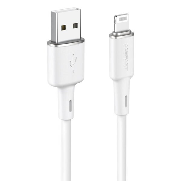 ACEFAST C2-02 USB-A to Lightning 1.2m Charging Cable -White