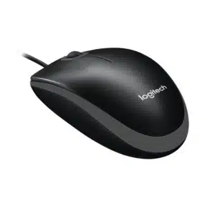 Alternative view of Logitech® B100 Wired Mouse 910-003357 (Black)