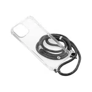 Alternative view of iPhone13- momax MLAP21MT Crossbody Strap Case (Transparent)
