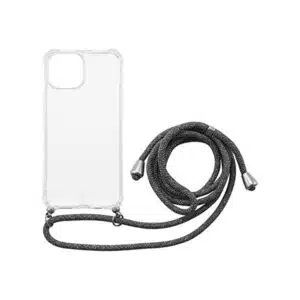 iPhone13- momax MLAP21MT Crossbody Strap Case (Transparent)