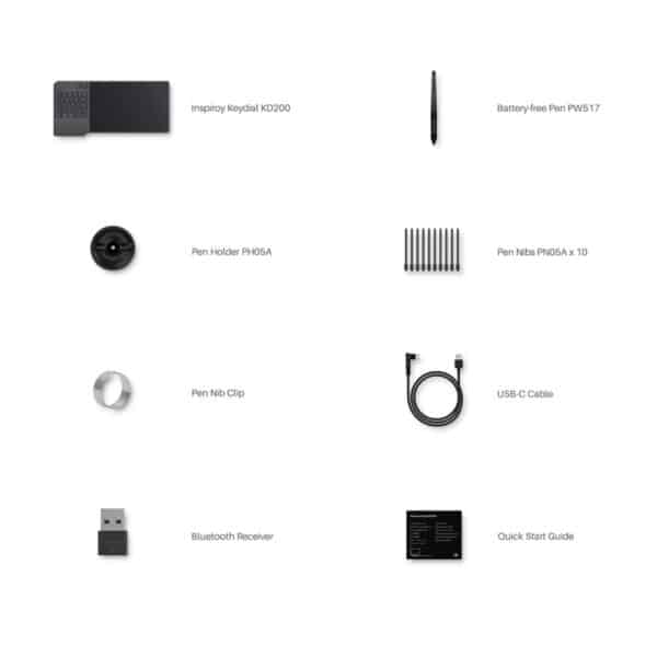 HUION INSPIROY KEYDIAL KD200 Drawing Tablet - Image 9