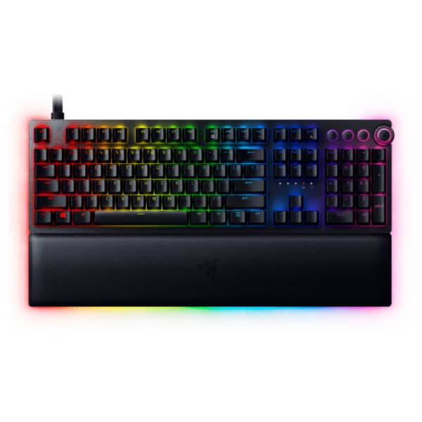 RAZER HUNTSMAN V2 Purple Switch Optical Gaming Keyboard RZ03-0393 -Black