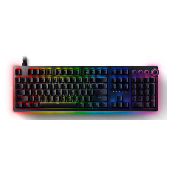 ⁦RAZER HUNTSMAN V2 Red Switch Optical Gaming Keyboard RZ03-0393 -Black⁩ - الصورة ⁦3⁩