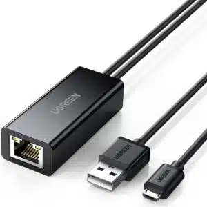 UGREEN 30985 Ethernet Adapter for TV Stick (Black)