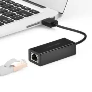 Alternative view of UGREEN 20256 CR111 USB3.0 to Gigabit Ethernet Adapter (Black)