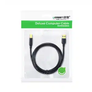 Alternative view of UGREEN 20847 US135 USB2.0 AM to BM Print Cable 2.0m (Black)