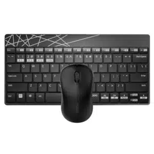 RAPOO 8000M Multi-Mode Wireless Keyboard and Mouse (Black)