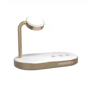 PROMATE WavePower Supercharge Wireless Charging Station (Gold)