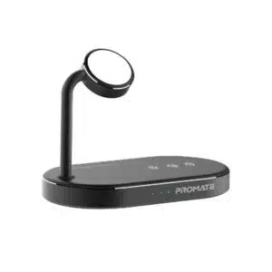 PROMATE WavePower Supercharge Wireless Charging Station (Black)