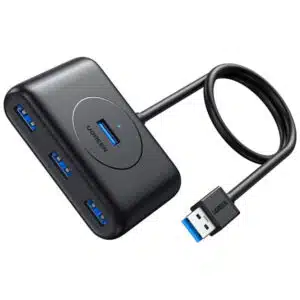 UGREEN 20291 CR113 USB3.0 to 4Ports HUB Cable 1.0m (Black)