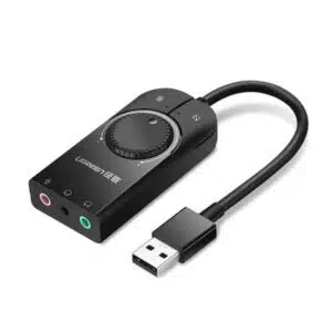 UGREEN 40964 CM129 USB External Stereo Sound Adapter (Black)