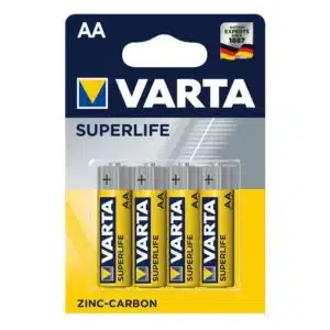 VARTA® SUPER HEAVY DUTY 4-AA Zinc-Carbon Battery