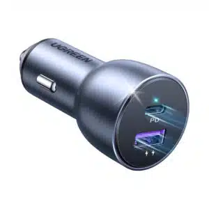 UGREEN 60980 CD213 52.5W 2-Port (1xUSB-A + 1xUSB-C) Fast Car Charger (Space Grey)