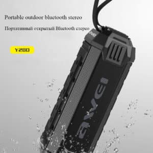 AWEI Y280 Portable Outdoor Waterproof Wireless Speaker Black 5