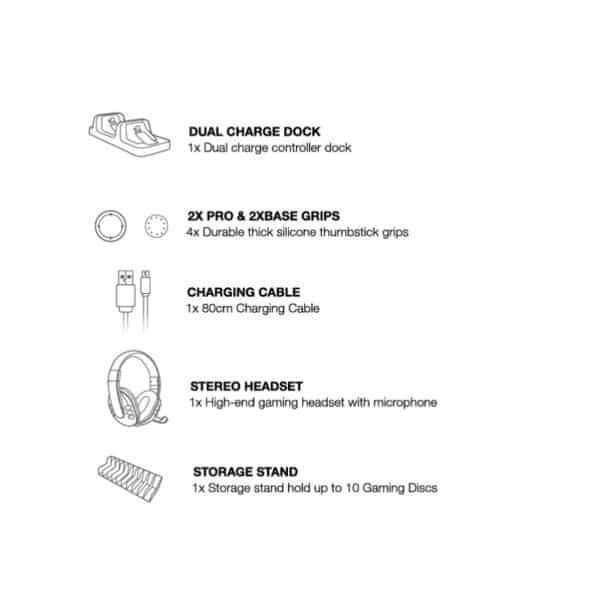 DOBE TP4-18101 PS4 5-in-1 Game Pack - Image 4