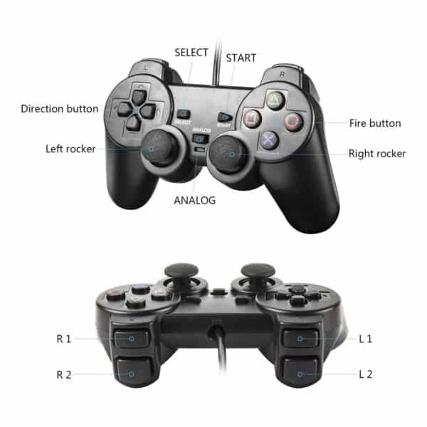 SONY Compatible PS2 DUALSHOCK 2 Analog Controller -Black - Image 2