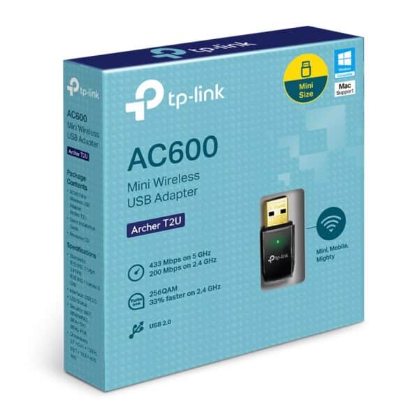 TP Link Archer T2U Nano AC600 Nano Wireless USB Adapter