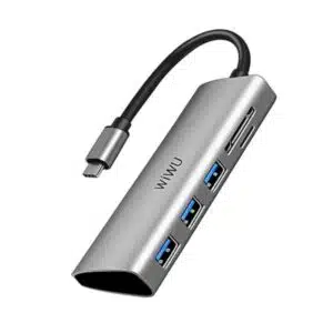 WiWU A532ST Alpha 5-in-1 USB-C HUB (Grey)