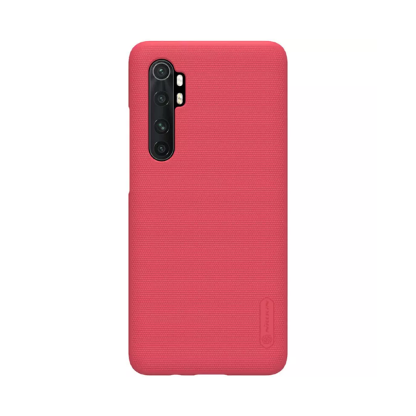 Xiaomi Mi Note10Lite- Nillkin Super Frosted Shield Back Case -Bright Red