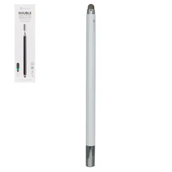 COTEetCI 62002-WH Triangle Double Sided Capacitor Pen -White