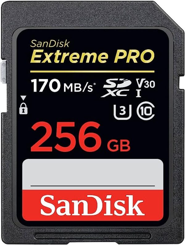 SanDisk Extreme PRO SDXC UHC-I CARD 256GB 170MB/s SDDXXY-256G-GN4IN - Image 2