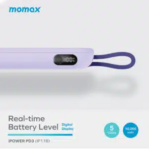 momax IP118W iPower PD3 10000mAh 22.5W Battery Pack (White) - Image 7
