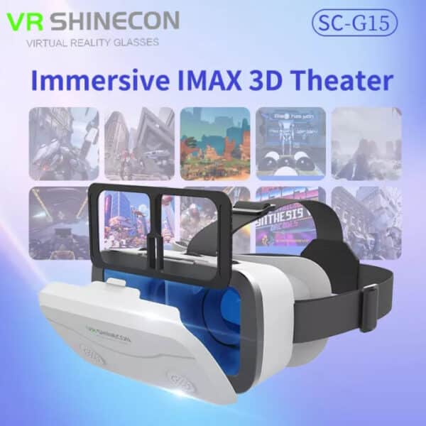 shinecon vr box imax giant screen virtual reality glasses g15