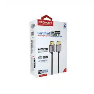 PROMATE PrimeLink8K-150 8K 60Hz Certified Ultra High Speed HDMI 2.1 Cable 1.5m (Black) - Image 2