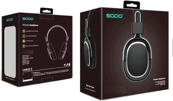 SODO SD-1002 Wireless Headphone -Silver - Image 4