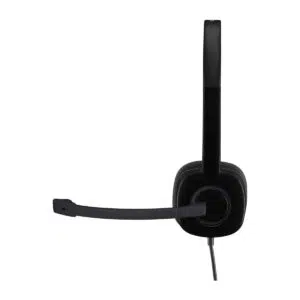 Alternative view of Logitech® H151 3.5mm Wired Stereo Headset 981-000589 (Black)