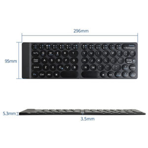 WiWU FMK 01 Fold Mini Wireless Keyboard Black 2