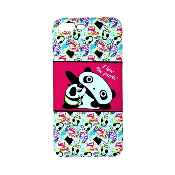 iPhone7Plus-/8Plus- UMKU TPU Back Case -I Love The Panda/Pink