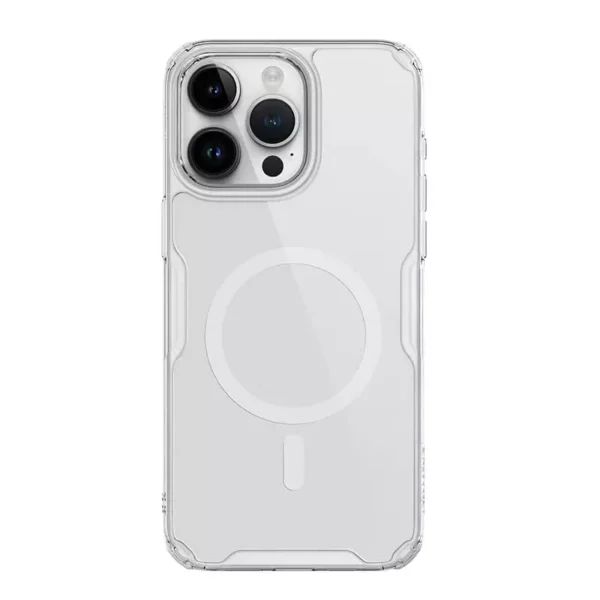 iPhone15ProMax- Nillkin Nature TPU Pro Magsafe Case -White