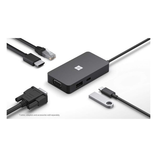 Microsoft 1941 USB C Travel Hub SWV 00010 Black 6