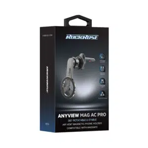 Alternative view of ROCKROSE RRST14 ANYVIEW MAG AC PRO Rotatable and Foldable Air Vent Magnetic Phone Holder -Black