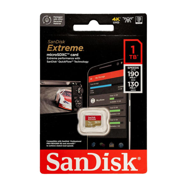 SanDisk SDSQXAV 1T00 GN6MN Extreme MicroSDXC UHS I 1TB Memory Card 2