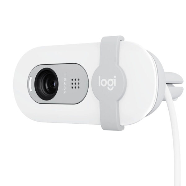 Logitech® BRIO 100 Full HD 1080p Webcam Off White 1