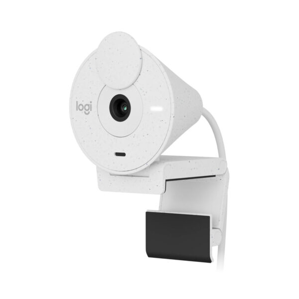 Logitech® BRIO 300 Full HD 1080p 2MP 30fps Webcam Off White 6