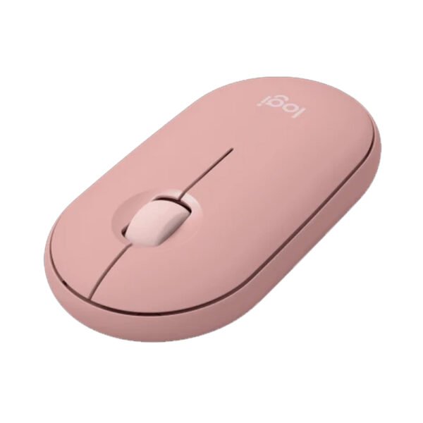 Open Box Logitech® M350S Pebble 2 Bluetooth Silent Mouse -Tonal Rose (910-007014) - Image 3