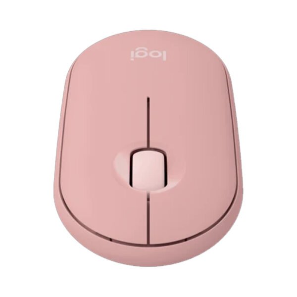 Open Box Logitech® M350S Pebble 2 Bluetooth Silent Mouse -Tonal Rose (910-007014) - Image 4