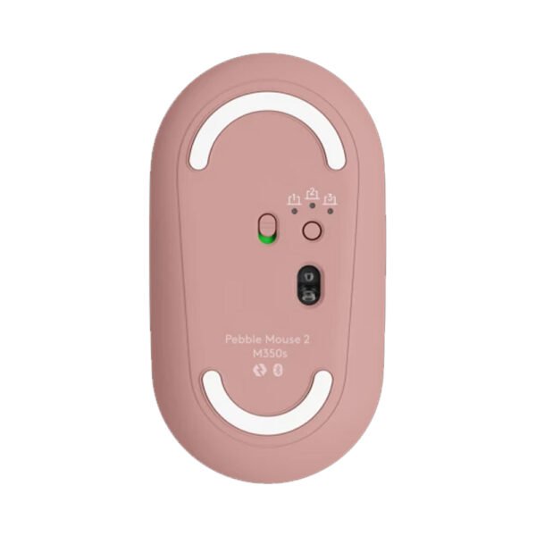 Open Box Logitech® M350S Pebble 2 Bluetooth Silent Mouse -Tonal Rose (910-007014) - Image 5
