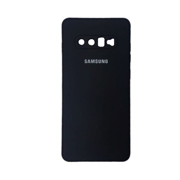 SAMSUNG S10Plus Silicone Copy Back Case Black