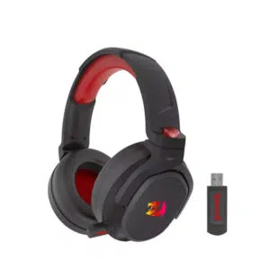 REDRAGON NOMEN 2.4GHz 7.1 Wireless Gaming Headset H838 (Black)